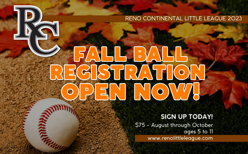 Fall Ball Registration Open